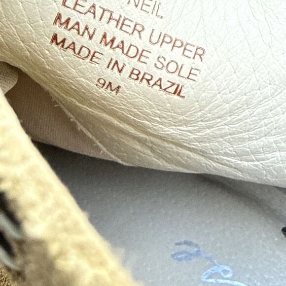 Matisse Leather Bootie Straps Size 9M- Urban Chic Studs Buckles Straps Beige - Picture 8 of 8